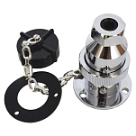 Euromarine 001691 5A 12V 2 столбы Водонепроницаемый затыкать Silver / Black