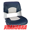 Кресло складное мягкое SKIPPER, цвет синий/белый (упаковка из 2 шт.) Marine Rocket MR10062_pkg_2
