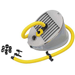 Plastimo 55275 Двухкамерный ножной насос Серебристый Grey / Yellow