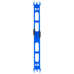 Preston innovations P0020089 Interlock Лоток для намотки слайдера Голубой Blue 18 cm 