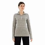 Icebreaker 0a56ta598m Базовый слой с длинным рукавом 260 Vertex Herenga Merino Snow / Black 30x25x2