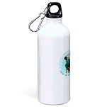 Kruskis MD4049S101C126 No Obstacles Алюминиевая бутылка для воды 800ml Белая White