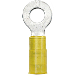 Ancor 639-312625 Кольцо с нейлоновой изоляцией Terminal 12-10 25 Единицы Желтый Yellow 3/8´´ 