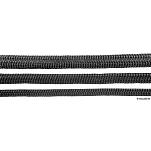 Швартовый канат Megayacht двойного плетения из чёрного полиэстера 40 м диаметр 44 мм, Osculati 06.471.06