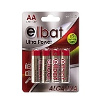 Elbat EB0102 LR6/AA Щелочная батарея 4 единицы Multicolor