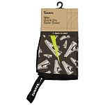 Nike NESSD129-006-OS полотенце Quick Dry Training Aid Черный Jet Black