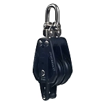 Rutgerson marine rsb300572b двойной поворотный блок с коушем 50 mm Black 25x20x15