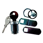 Jr products 342-00185 Замок двери купе Deluxe Фиолетовый Grey 34.92 mm