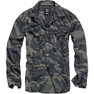 Купить Brandit 4005-4-5XL Рубашка с длинным рукавом Slim Серый Dark Camo 5XL 7ft.ru в интернет магазине Семь Футов