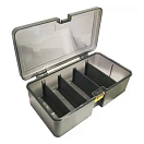 Купить Yamashiro 1652010 Коробка для снастей с двумя отделениями  Dark Green 21 x 12 x 7 cm 7ft.ru в интернет магазине Семь Футов