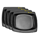 Ridgemonkey RM-DLX-LP244 Тарелка DLX Large Four Pack  Black
