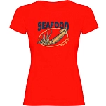 Kruskis 11502145lc068 Футболка с коротким рукавом Seafood Squid Red 30x25x2
