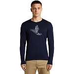 Icebreaker 0a57iuib401l Базовый слой с длинным рукавом 200 Oasis Skiing Yeti Midnight Navy 30x25x2
