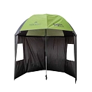 Купить Mikado IS14-P007 зонт Method Feeder  Green / Black 2.50 m 7ft.ru в интернет магазине Семь Футов