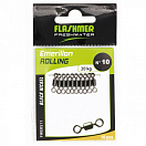 Купить Flashmer FWERS8 FW Rolling Вертлюги Черный  Black Nickel 8  7ft.ru в интернет магазине Семь Футов