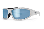 Спортивные очки LiP Surge Aero / Stone White - Black / PC Polarized / Vivide Ice Blue, 3553