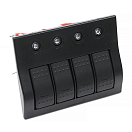 Купить Панель переключателей 4 клавиши с автоматическими выключателями NEKEKE, серия S BP4S 7ft.ru в интернет магазине Семь Футов