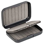 Traper fly 74485 коробка для приманок Nymph Quadro Grey 12.8 x 8.6 x 3.4 cm