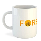 Купить Kruskis 42611C361 Кружка Forest 325ml  White 7ft.ru в интернет магазине Семь Футов