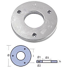 Купить Tecnoseal TEN02501 Hidromarine Анод Серебристый  Grey 150 mm  7ft.ru в интернет магазине Семь Футов