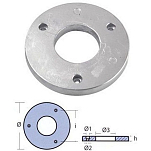 Tecnoseal TEN02501 Hidromarine Анод Серебристый  Grey 150 mm 