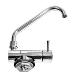 Elettrogas aravon 2424167 14 mm Поворотный смеситель из хромированной латуни Серебристый Silver