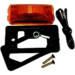 Anderson marine 177-V203BKA Светодиодный боковой габаритный огонь Оранжевый Amber / Black