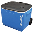 Купить Coleman 2000036084 Rigid Cooler With Wheels 56L Голубой  Black / Blue 7ft.ru в интернет магазине Семь Футов