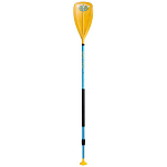 Ari inui APU003-94078-U Polycarbon Ajustable Весло 3 Куски Золотистый Blue / Yellow Logo 170-210 cm 