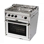 Eno 880108 Газовая плита Force 10 Nprth America Compact на 3 конфорки Grey 62x59x62 546 x 546 x 559 mm