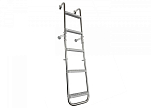 Посадочная лестница из нержавеющей стали Comfort 90, складная