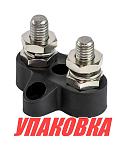 Клемма-штифт двойная, M8, черная (упаковка из 25 шт.) YIS Marine BF412M8_pkg_25