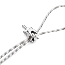 Зажимы для троса из нержавеющей стали / Для проволоки Ø: 6 мм