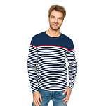 Sea ranch 21-7-715-4023-XL Футболка с длинным рукавом Hauge Голубой Sr Navy / Sr Red / Pearl XL