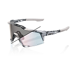 Спортивные очки 100% SPEEDCRAFT Polished Translucent Grey - Rose Gold Mirror Photochromic Lens, 60007-00034