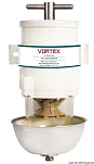  Фильтр-влагоотделитель для дизельного топлива Gertech Vortex пропускная способность 180 - 230 л/ч 30 микрон, Osculati 17.671.01
