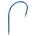 Mustad 496-BU-10-C10 Classic Line Limerick Колючий Крючок С Лопатками 10 единицы измерения Голубой Blue 10 
