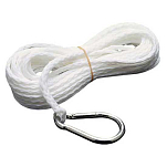 Seachoice 50-40211 Hollow Braid Polypropylene 22 Rope Белая  22 m 9.0 mm 