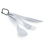 Gsi outdoors 70525 Tekk Набор столовых приборов 3 единицы измерения Серебристый Eggshell