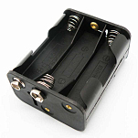 Euroconnex 2369 6xR6 Clip Держатель Батареи Серебристый Black