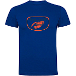 Kruskis CA65500505C072 Футболка с коротким рукавом Fresh Lobster Голубой Royal Blue 2XL