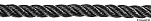 Трехпряндный крученый трос из чёрного полиэфира 100 м диаметр 16 мм, Osculati 06.450.16