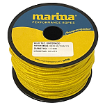 Marina performance ropes 0830.50/AM1 Вощеная техническая нить 50 m Плетеная веревка Золотистый Yellow 1 mm 