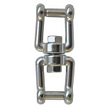 Talamex 08550010 Поворотная скоба Серебристый Silver 5 mm 