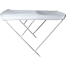 Купить Plastimo 64280 3 Оружие тент бимини Серебристый White 185 x 180 x 140 cm 7ft.ru в интернет магазине Семь Футов