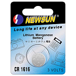 Nimo CR1616NIM CR1616NIM Литиевые батареи 3V 72mAh Серебристый Silver