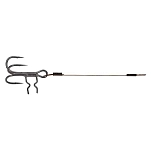 Fox rage NSH048-UNIT связанный крючок Strike Point S 65 mm Grey / Black 8