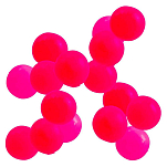 Reactor baits 75056009 Fluo Balls Силиконовый бойл Fluo Pink