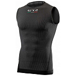 Sixs SMX-ALLBLACK-M/L Футболка без рукавов Carbon Черный All Black M-L