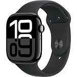 Apple MWWF3QL/A  Watch Series 10 GPS 42mm Sport Band Черный Black Aluminium / Black M-L